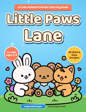 The cover of Little Paws Lane